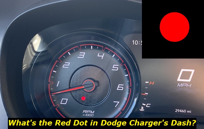 whats the red dot in dodge charger dash